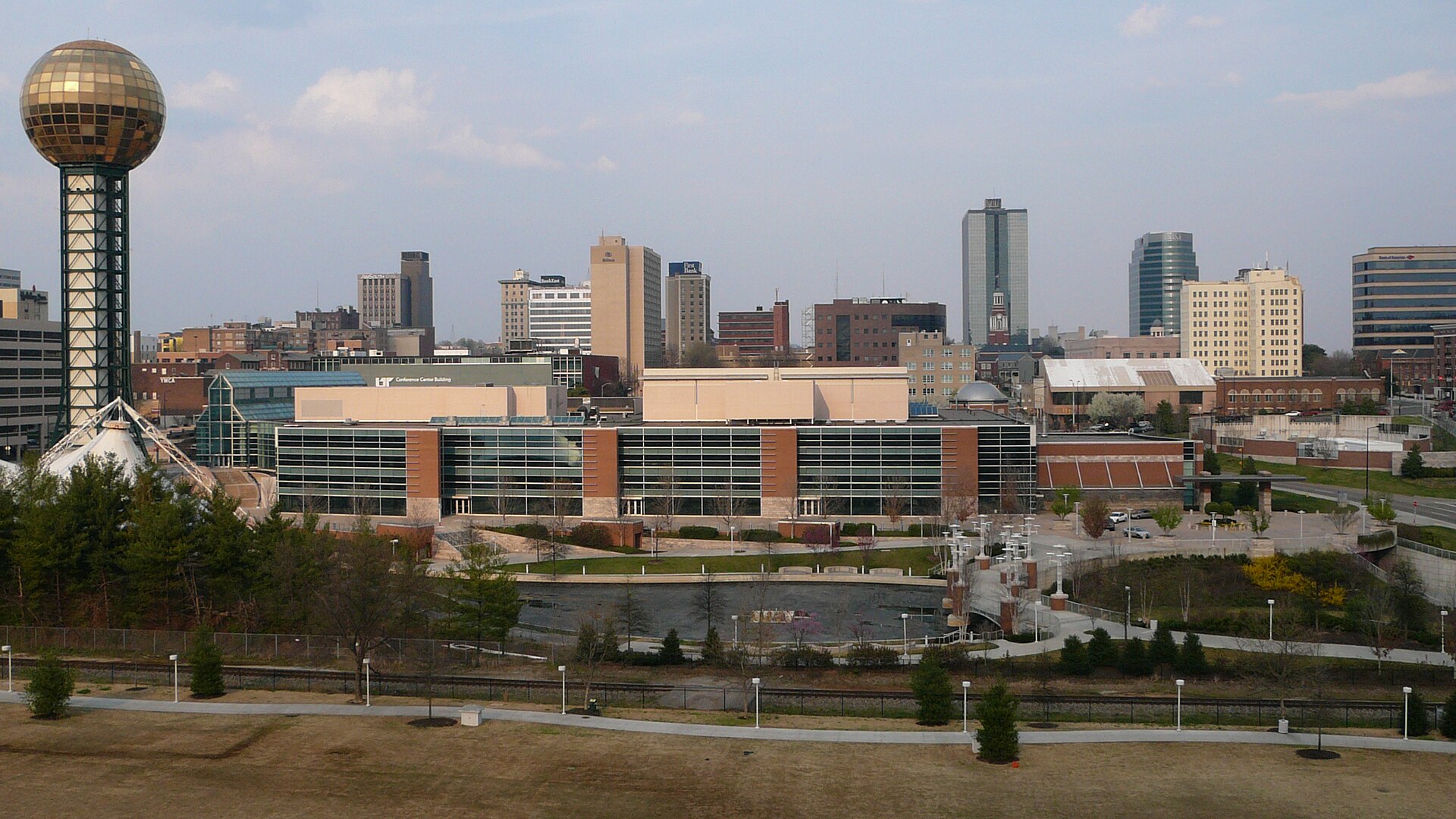 Knoxville Tennessee skyline and Sunsphere